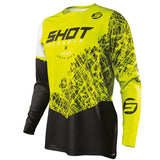 MAILLOT CROSS SHOT DEVO STORM KID LIME